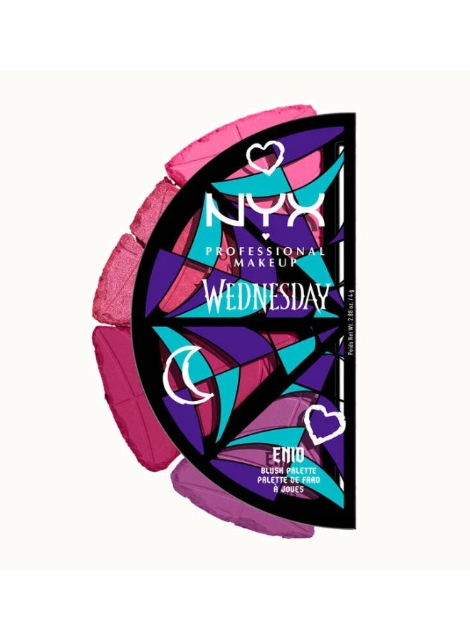 NYX PROFESSIONAL MAKEUP NYX Wednesday Stained Glass Blush Palette - Image 1